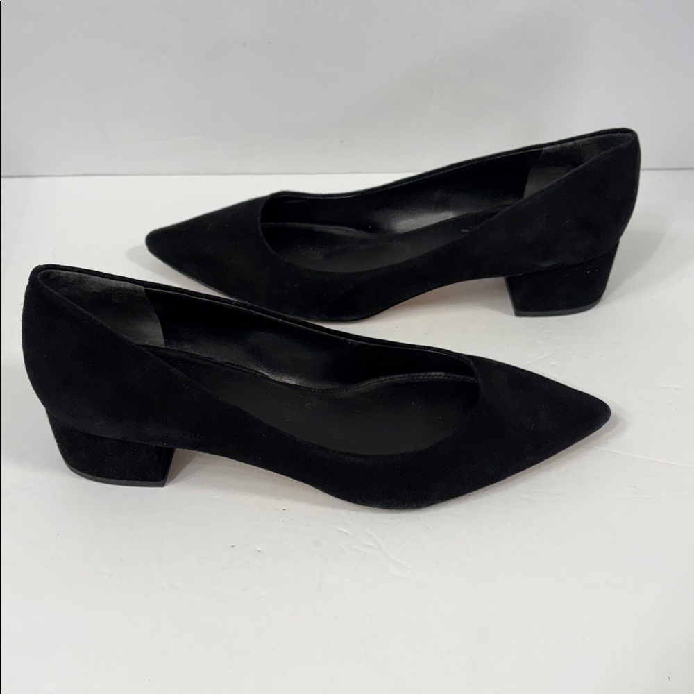 Via Spiga suede leather shoes heals loafers